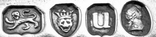 London Assay Office date letter U, 1795 — Georgian silver date-letter example